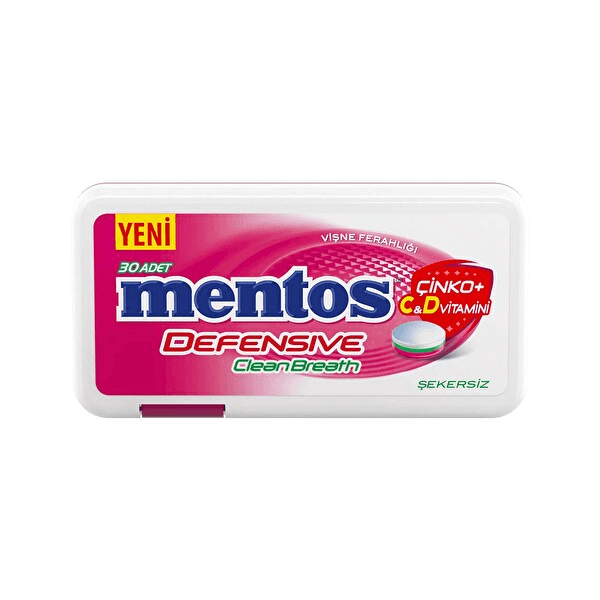 Mentos Def. Clean Bre. Vişne Çinko + C-D
