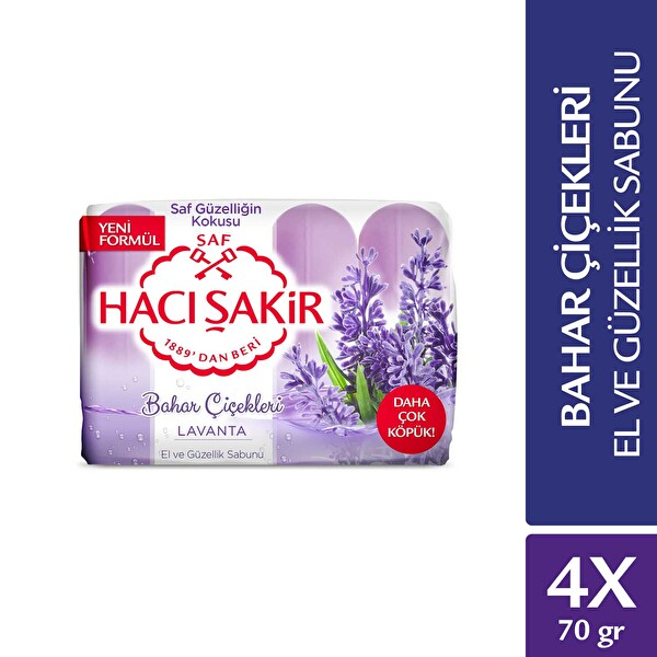 Hacı Şakir El Lavanta 4*70 Gr