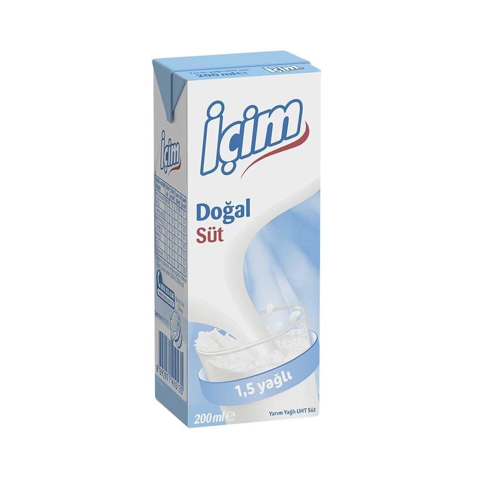 İçim Yarım Yağlı 200 Ml Süt