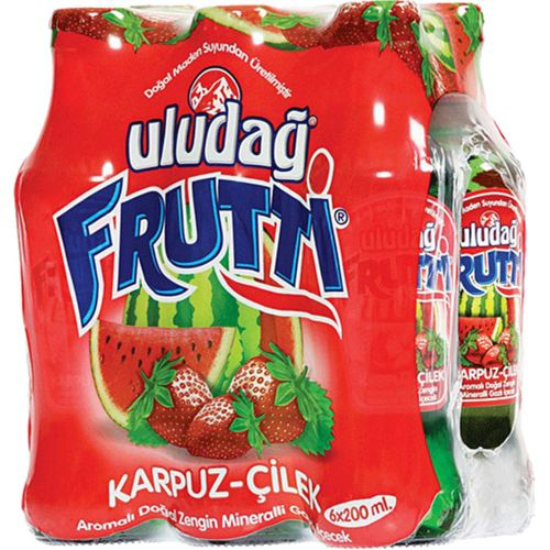 Uludağ Frutti Karpuz Çilek 6X200
