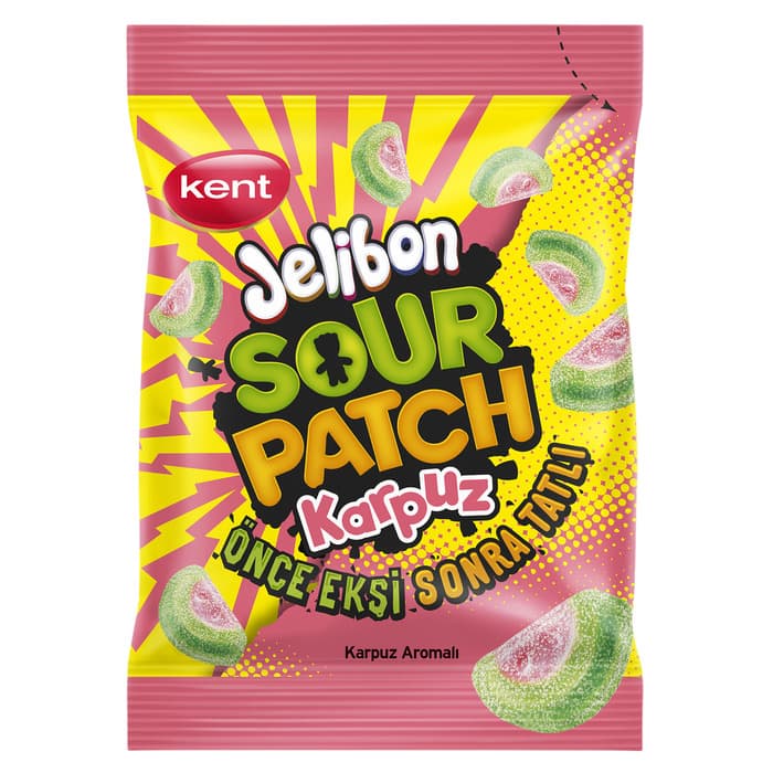 Şeker Yumuşak Sour Patch Kids Karpuz 80 Gr