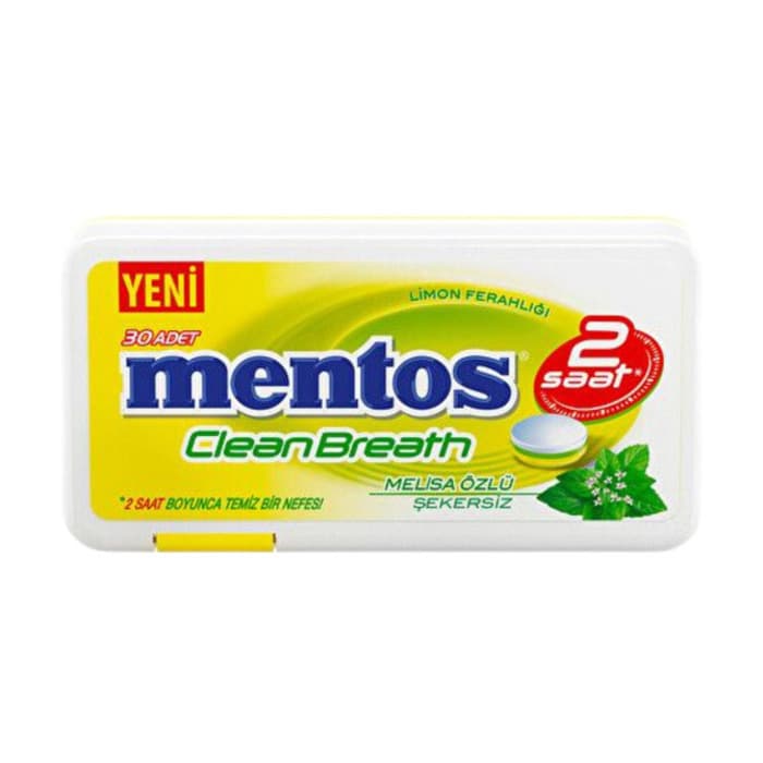 Mentos 2H Clean Disp. Limon 21G