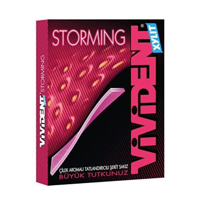 Sakız Storming Çilek Aromalı 33 Gr