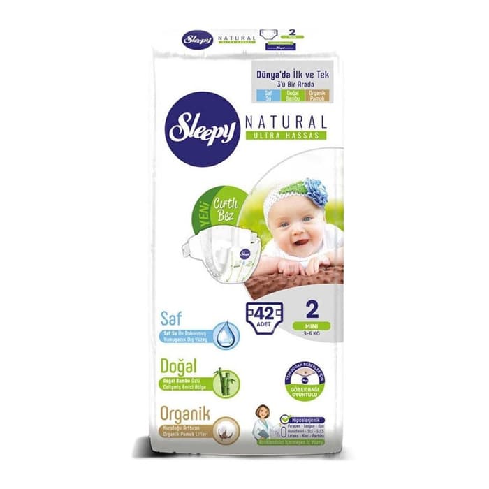 Natural Bebek Bezi 2 Numara 42'li