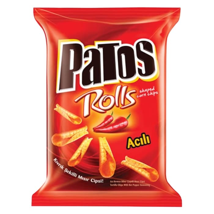 Patos Roll Acı Kırmızı Biber 195G
