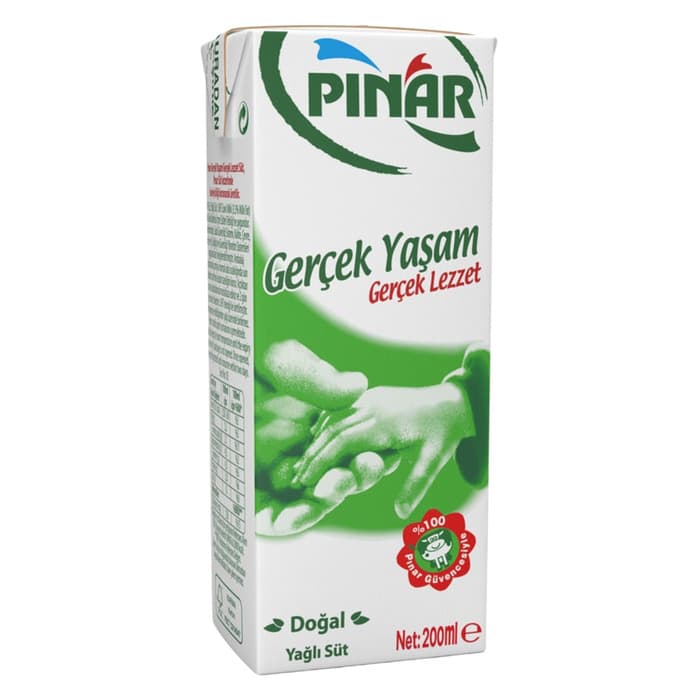 Pınar Tam Yağlı Süt 200 Ml