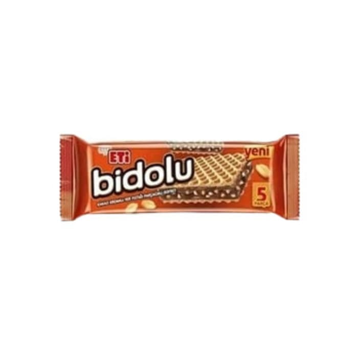 Bidolu Kakao Kremalı Yer Fıstığı Parçacıklı Gofret 81 Gr