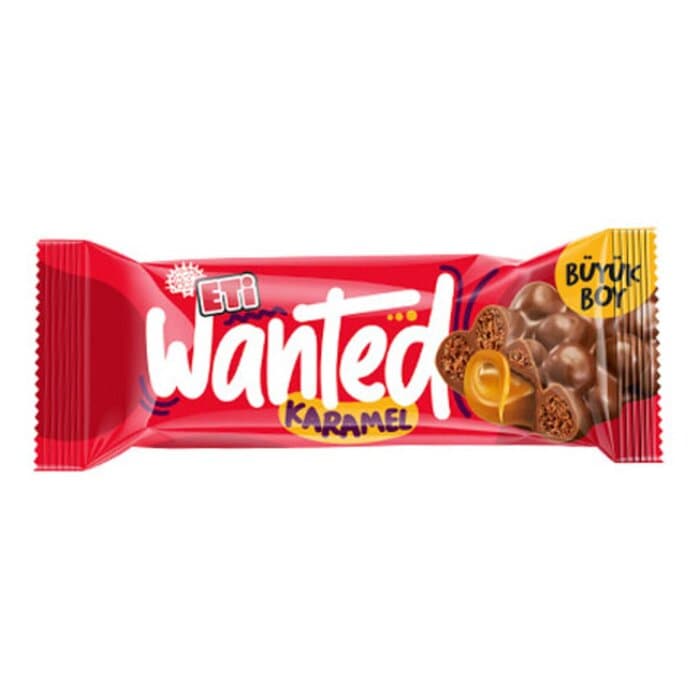 Bar Wanted Sütlü Çikolata Kaplı Karamelli 32 Gr