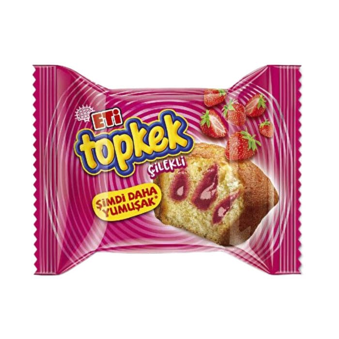 Topkek Çilekli Kek 40 Gr