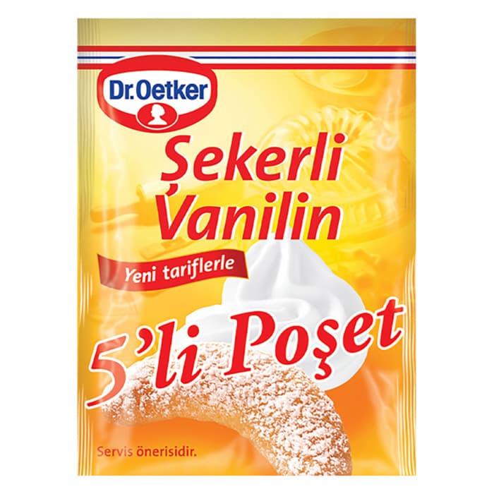Şekerli Vanilin 5'li Paket 25 Gr