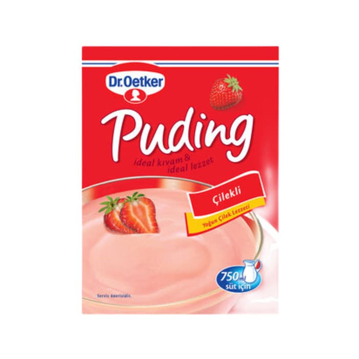 Puding Çilekli 125 Gr