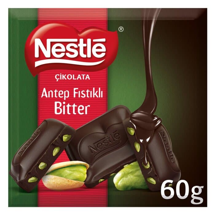 Nestle Clas.fıstık Bitter Kare 60 Gr
