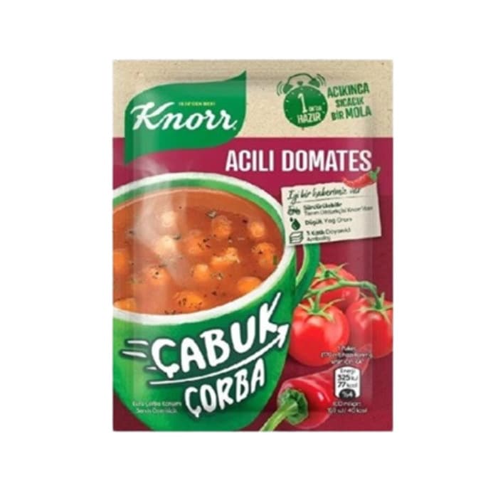 Çabuk Çorba Kıtırlı Acılı Domates 22 Gr