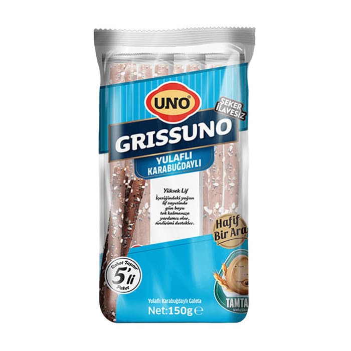 Grissuno Yulaflı Karabuğdaylı 150 Gr