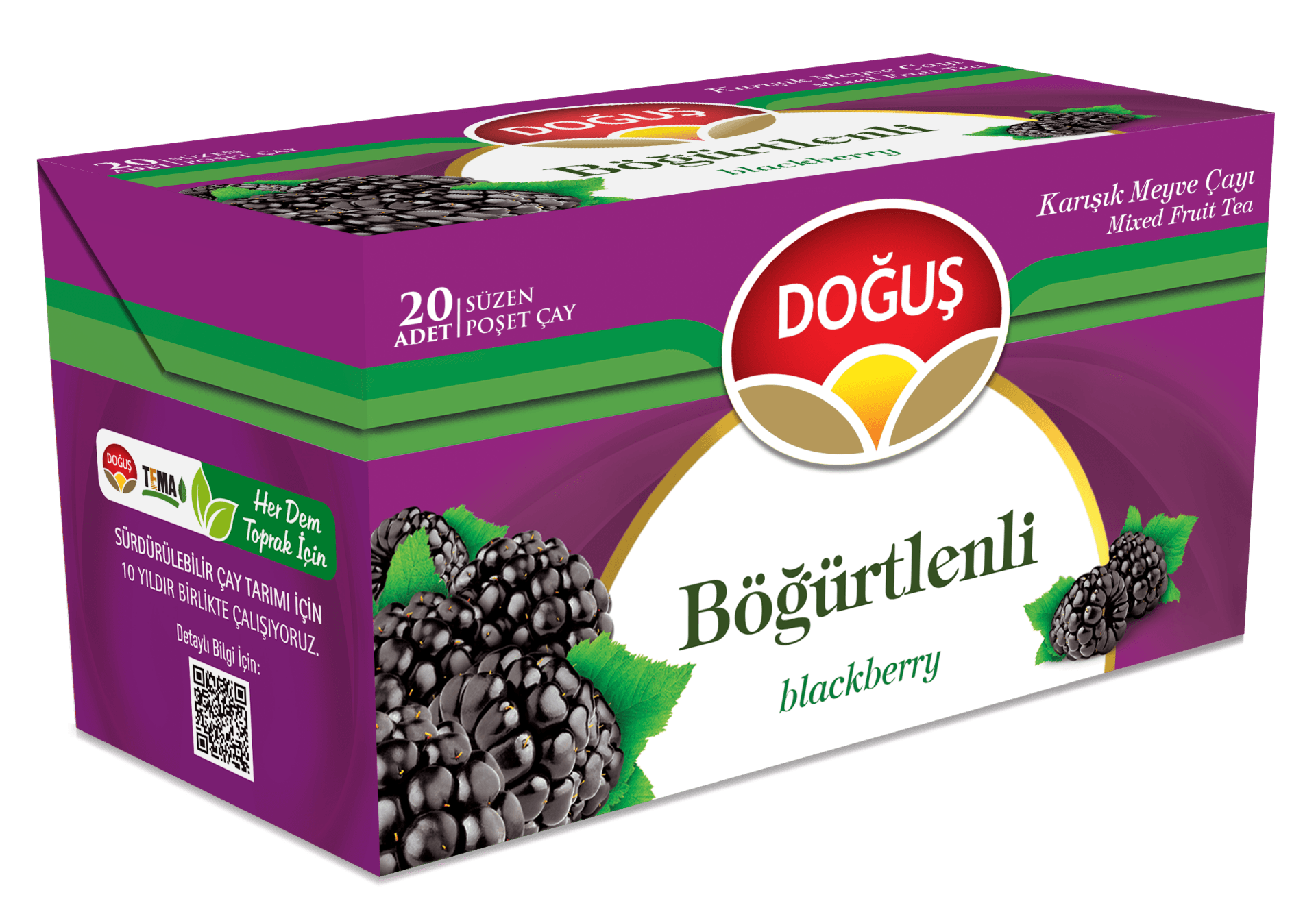 Doğuş Böğürtlen Meyve Çayı 20X1.90
