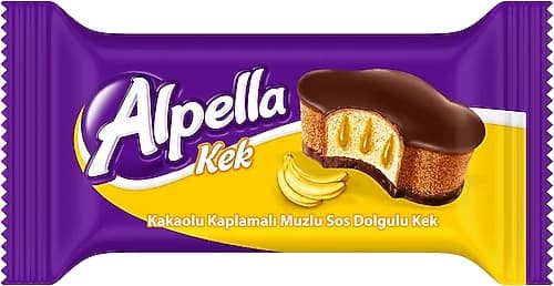 Alpella Kakao Kapl Muz Kek 40 Gr