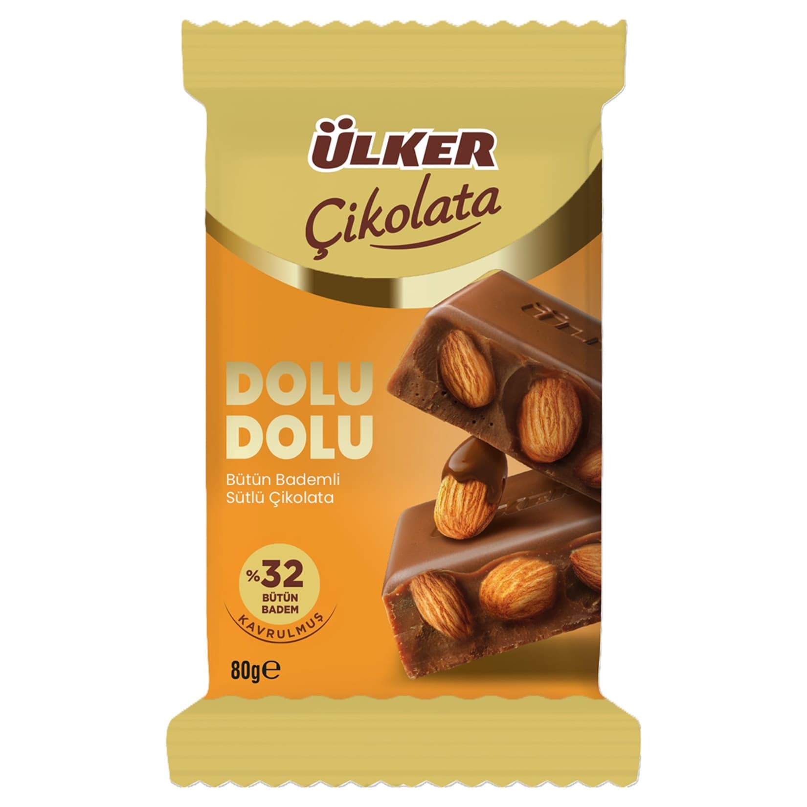 Ülker Dolu Dolu Bademli Çikolata