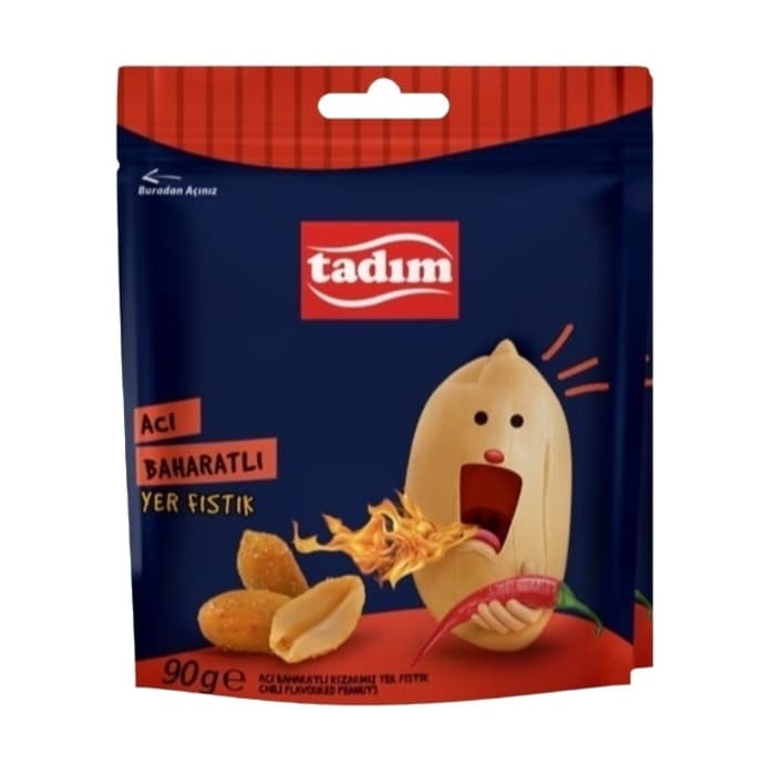 Tadım Acı Baharatlı Yer Fıstık 90 G