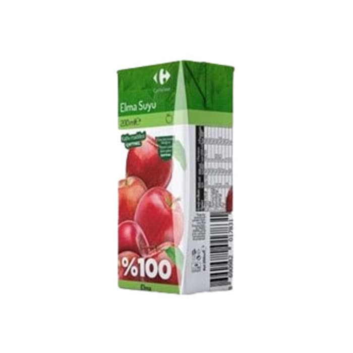 Carrefour -100 Elma Suyu 200 Ml