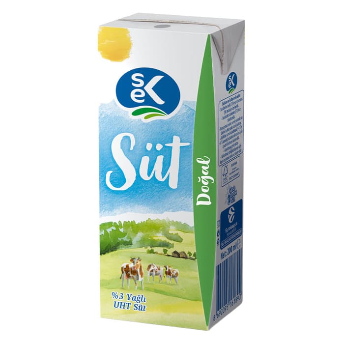 %3 Yağlı Süt 200 Ml