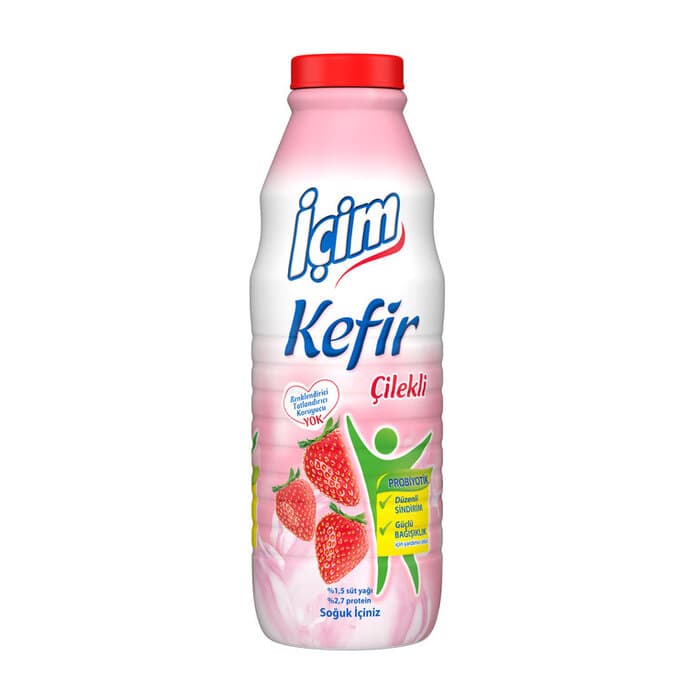 Kefir Çilekli 1 Lt