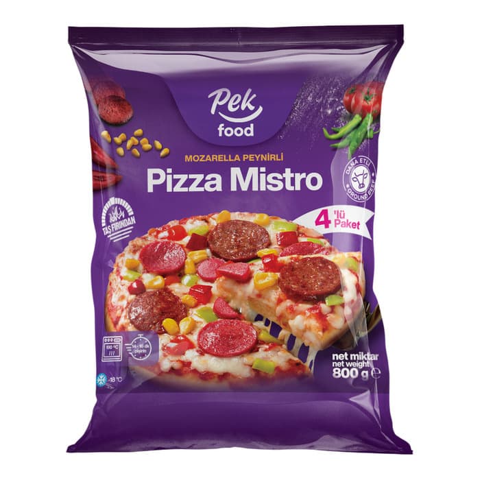 Pizza Mistro 4'lü 800 Gr