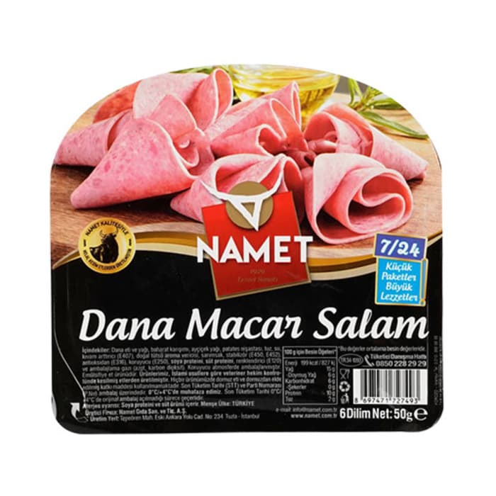 Dana Macar Salam Dilimli 50 Gr