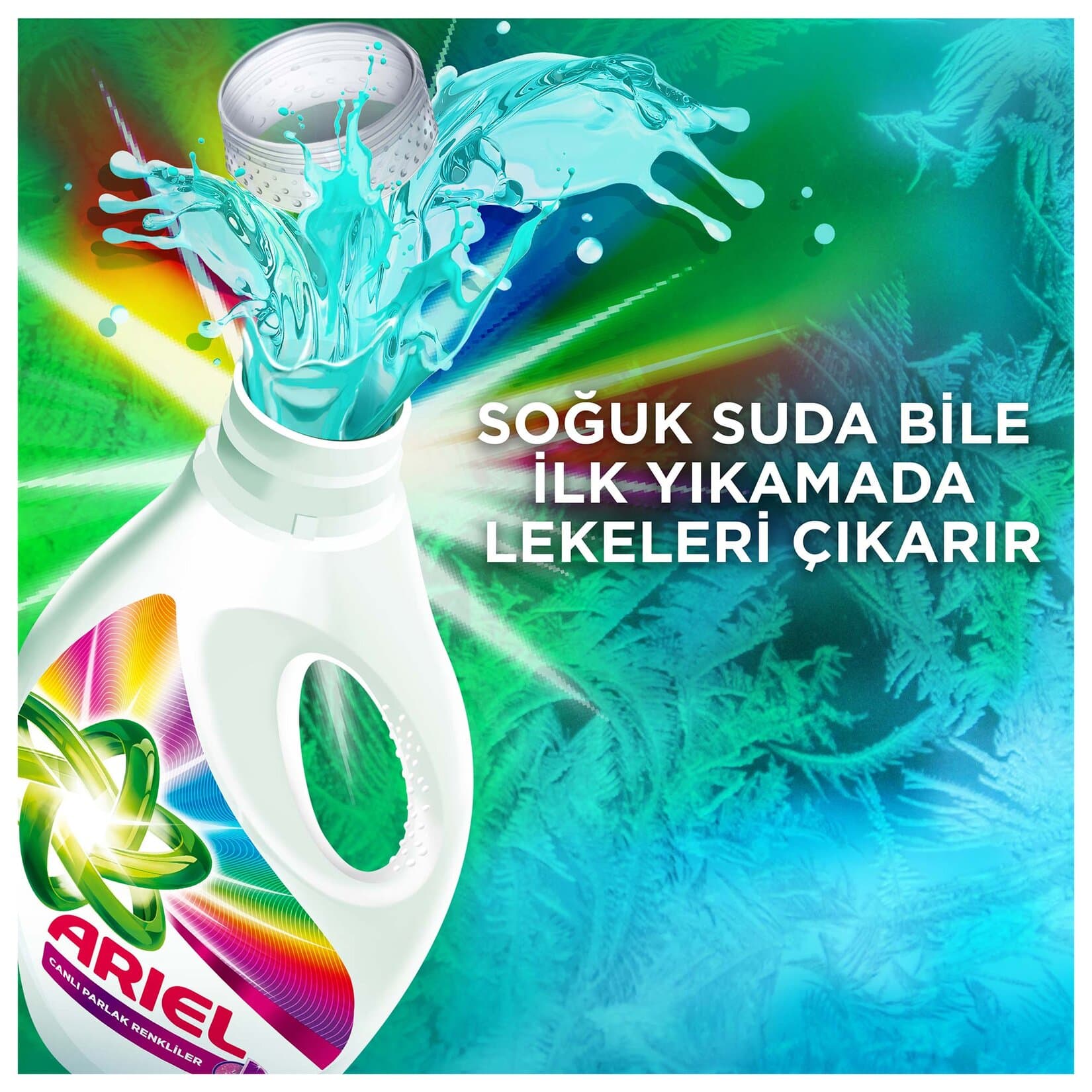 Ariel Parlak Renkliler Sıvı Deterjan 900 Lt