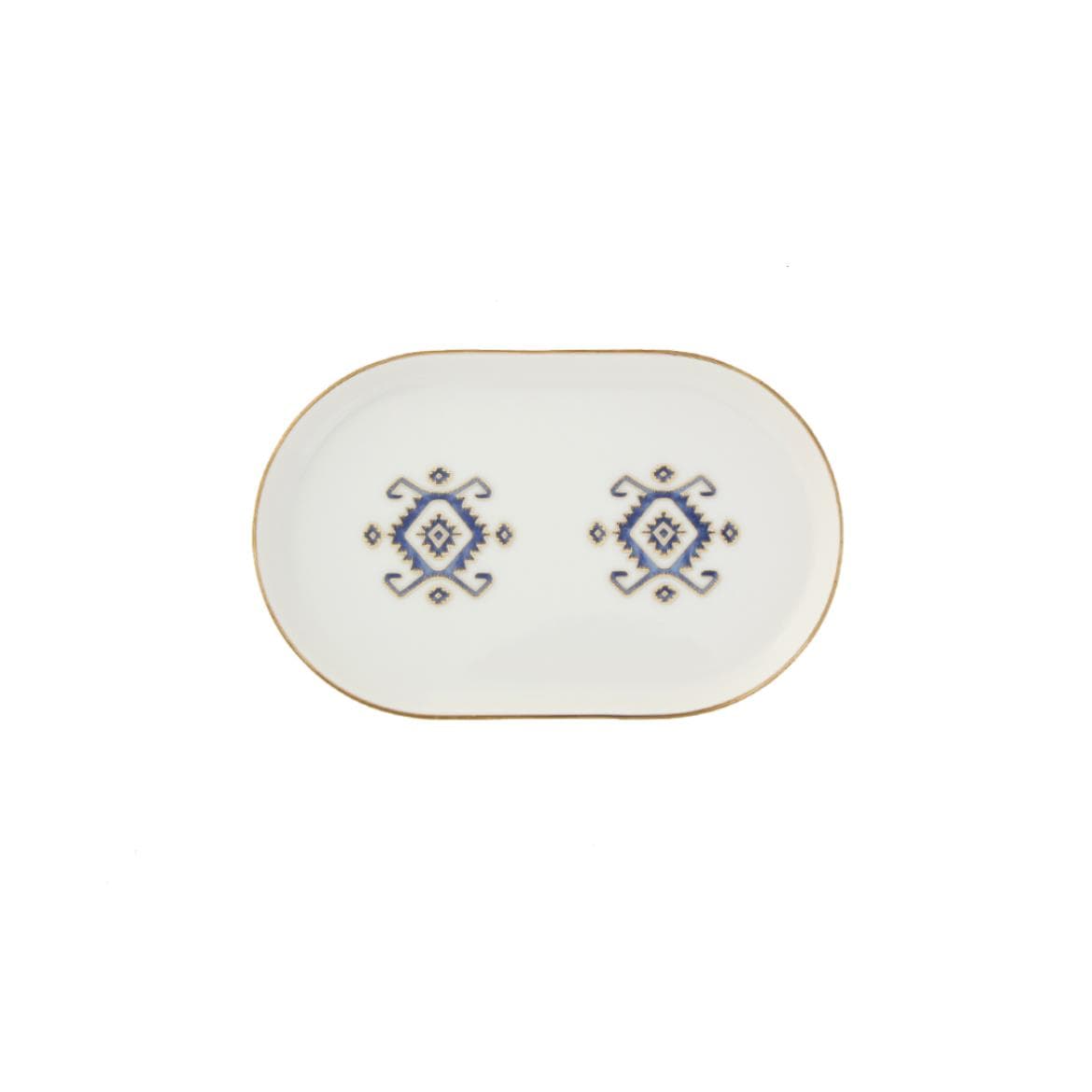 Porland Arabesque Desen5 Kayık Tabak 18 cm 04ALM006531