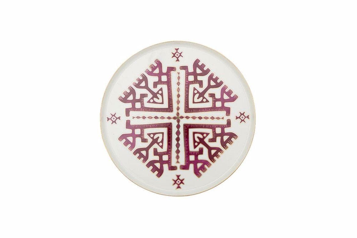 Porland Arabesque Desen6 Düz Tabak 18 cm 04ALM005993