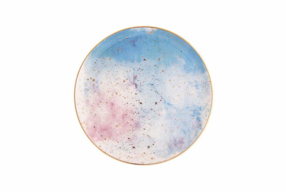 Porland Cosmos Desen5 Düz Tabak 20 cm 04ALM003406