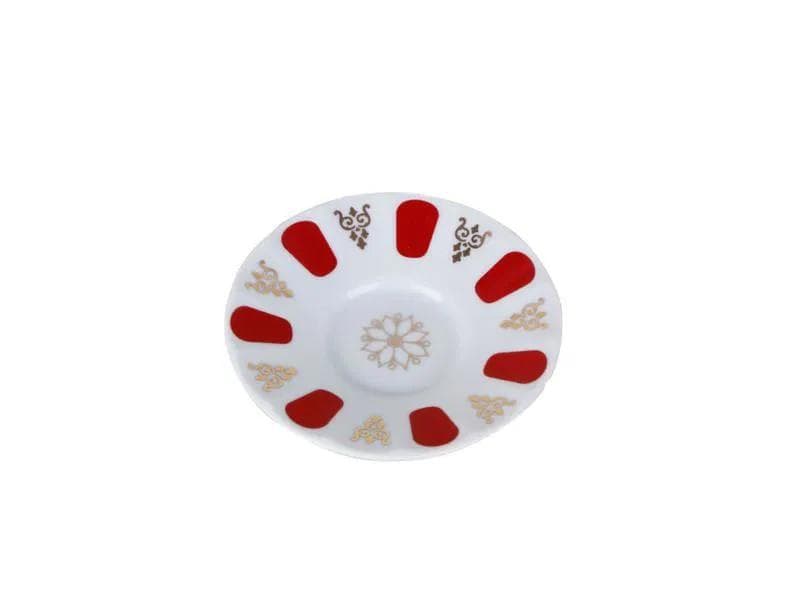 Porland Kırmızı Yaldız Çay Tabağı 11 cm 04POR005231