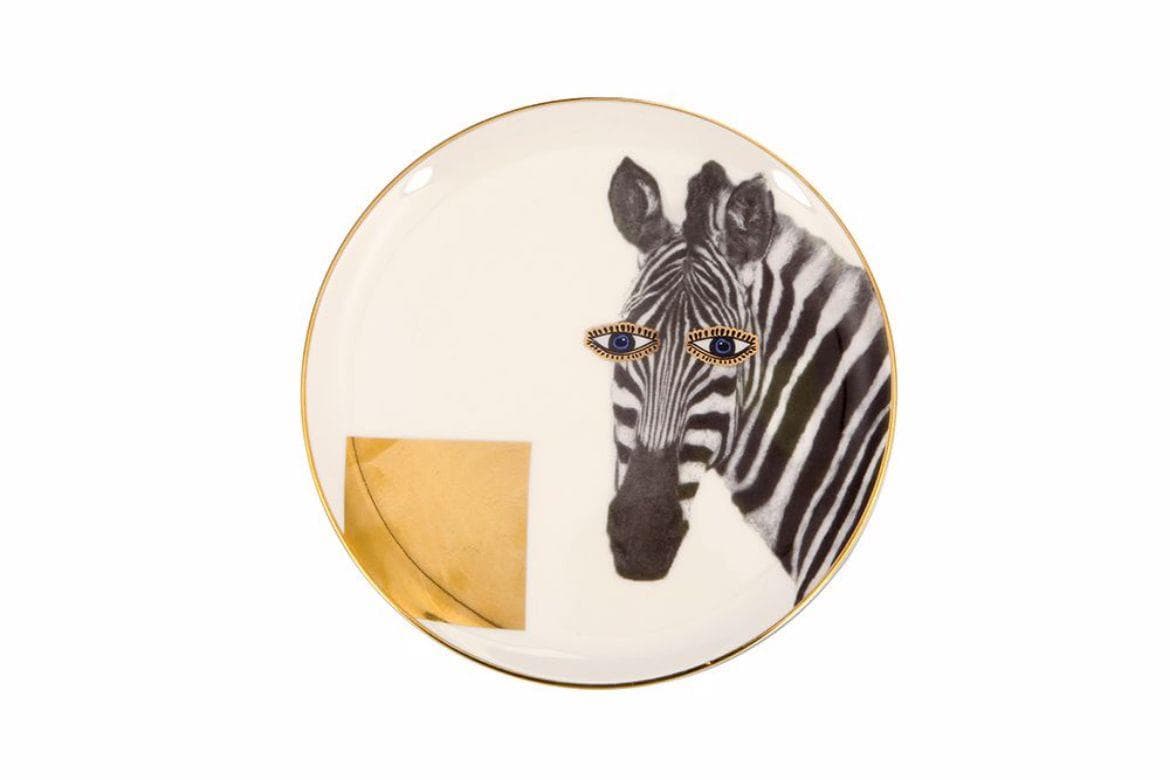 Porland Wild Life Zebra Düz Tabak 20 cm 04ALM00S134