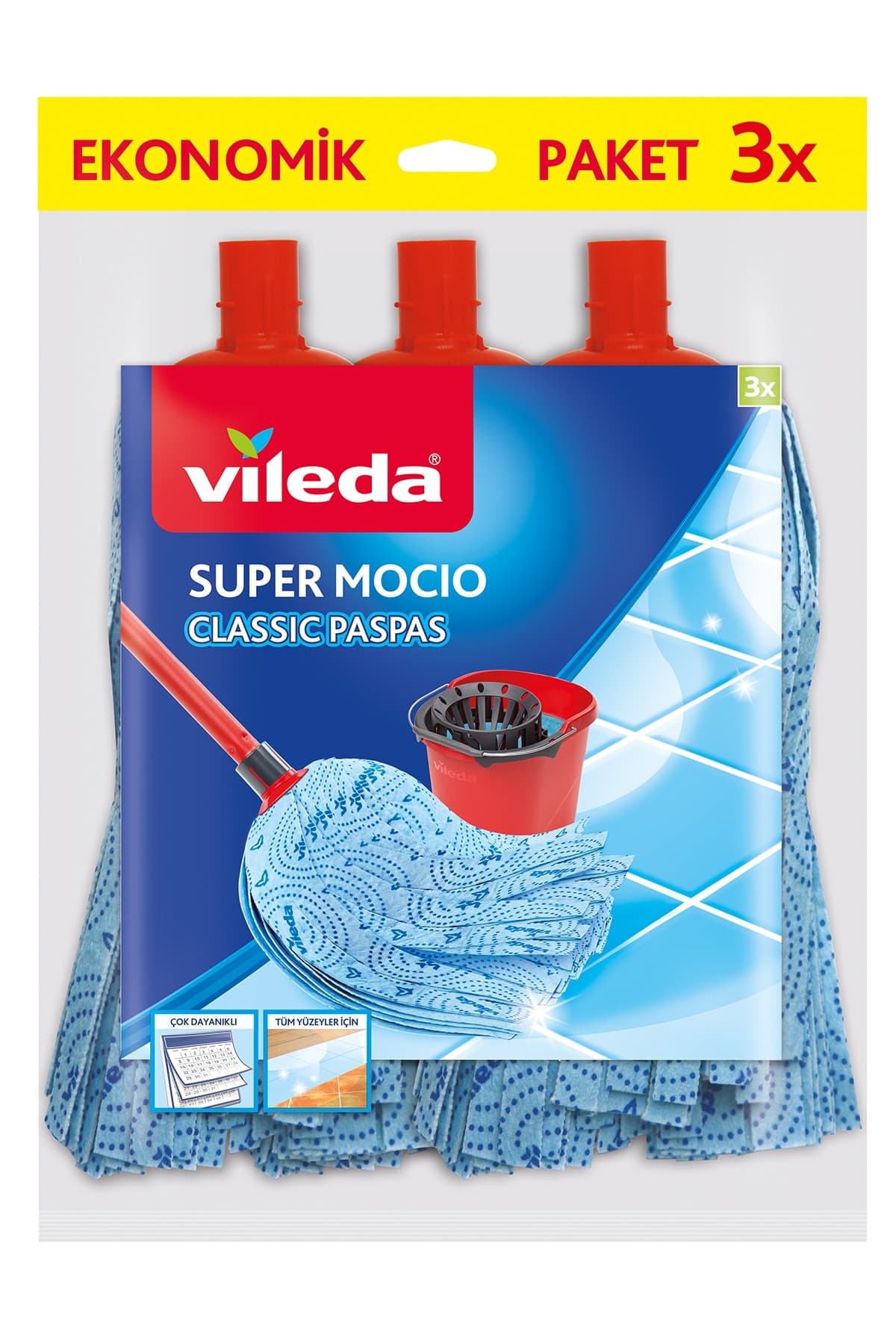 Vileda 3Lü Klasik Paspas Ekonomik Paket