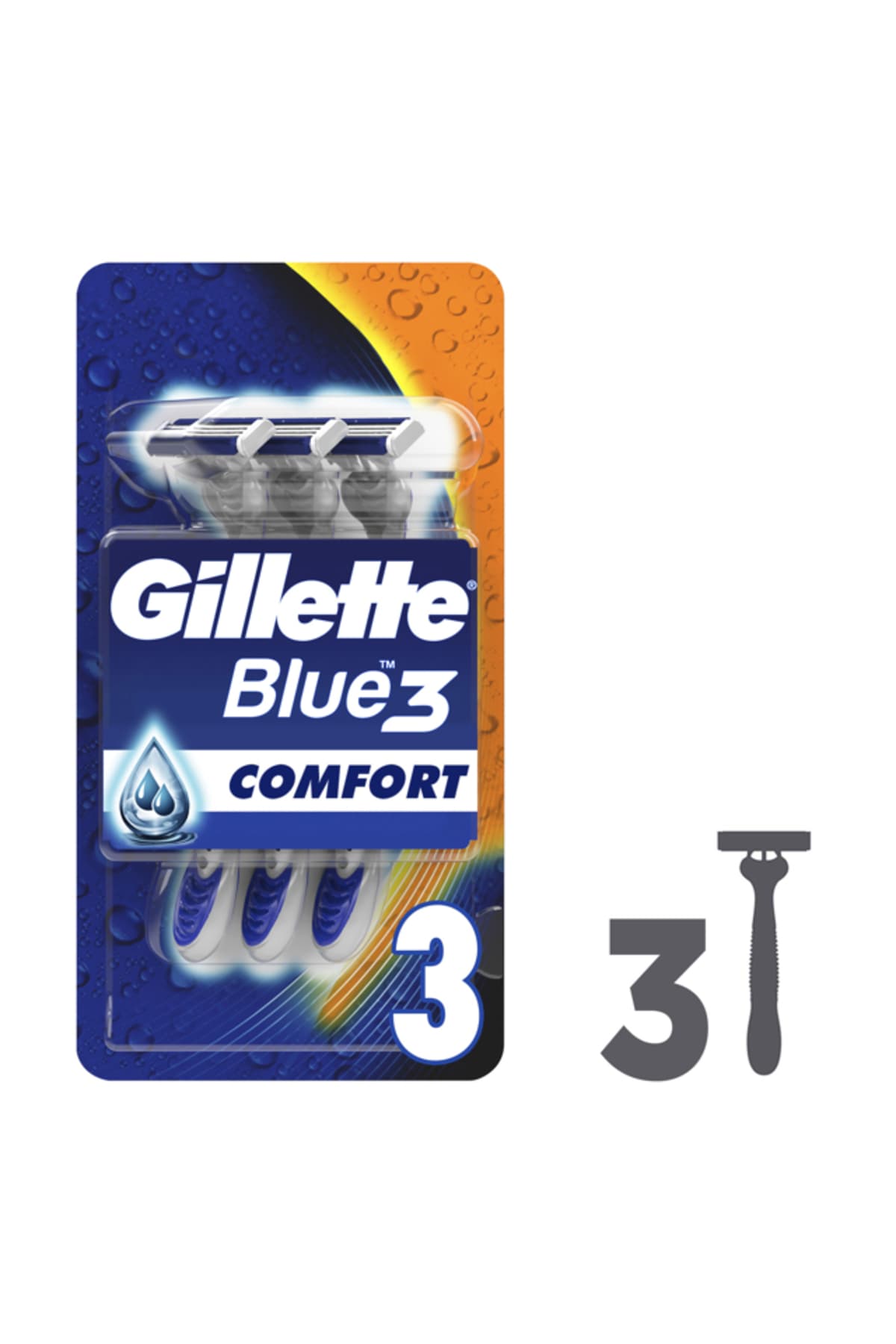 Gılette Blue3 Comfort Slalom 3Lü