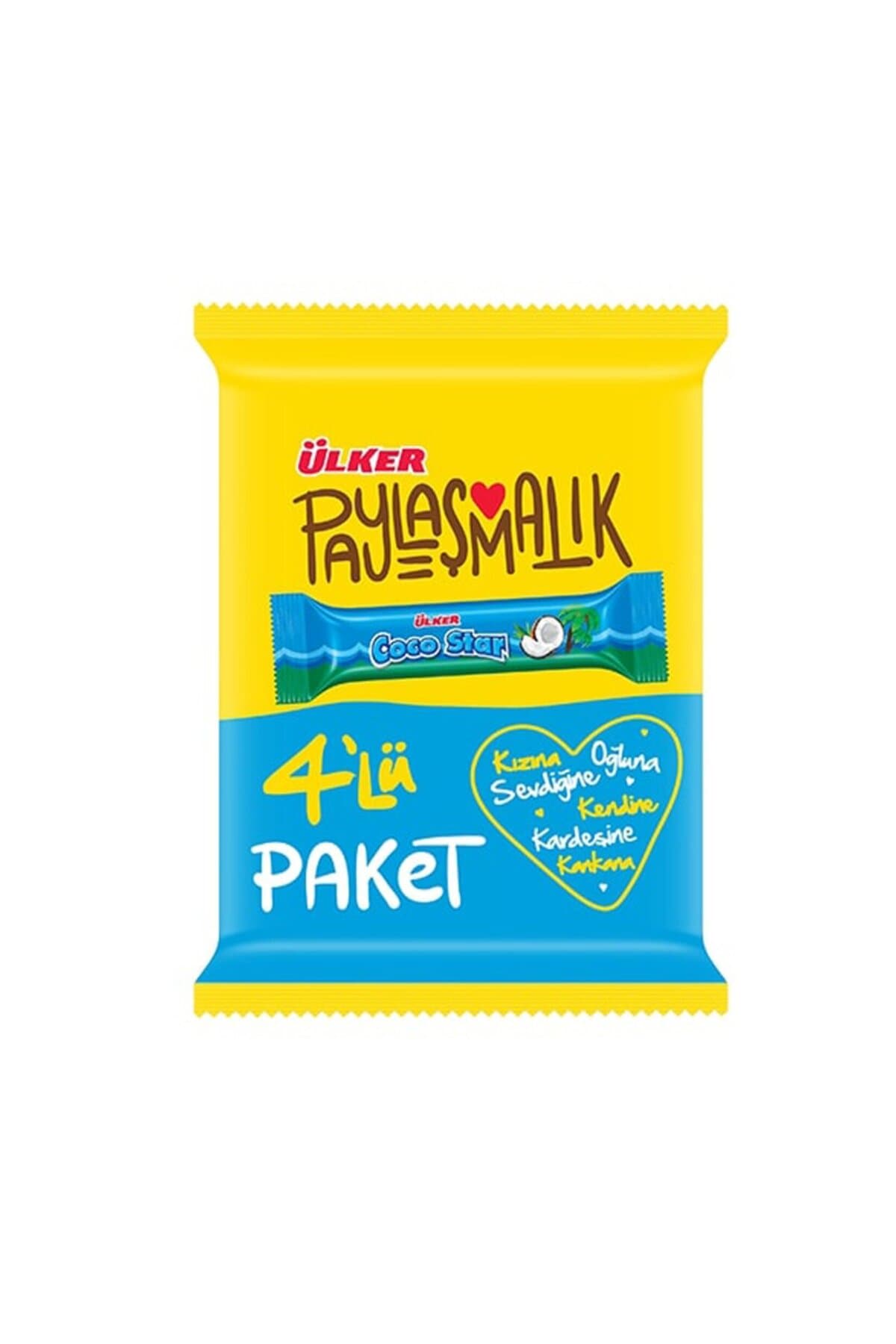Ülker Cocostar 4Lü Paket 100 G