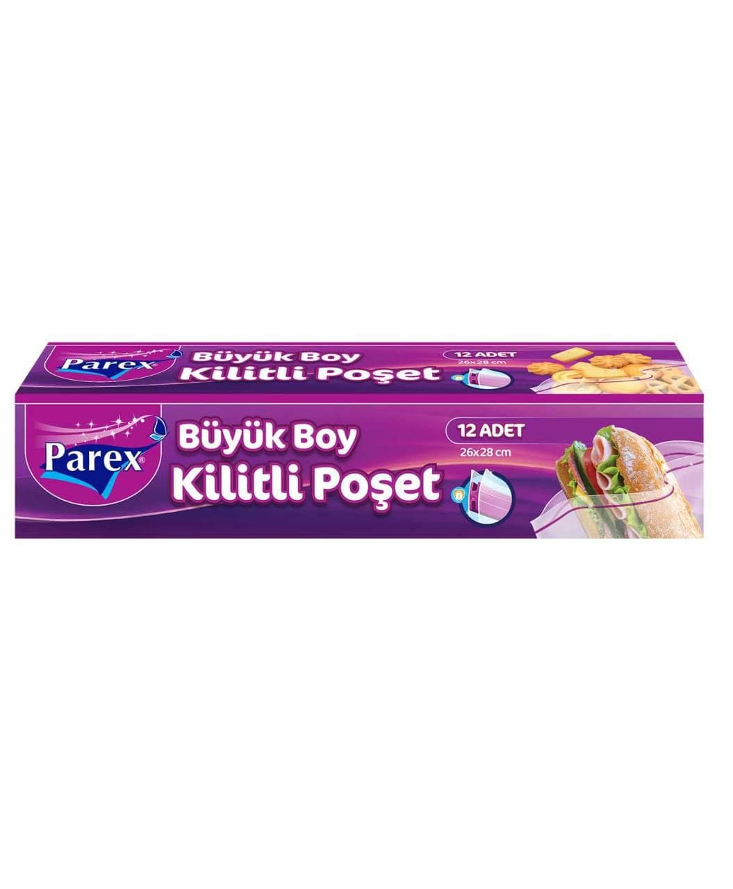 Parex Kilitli Poşet Büyük 12 Li