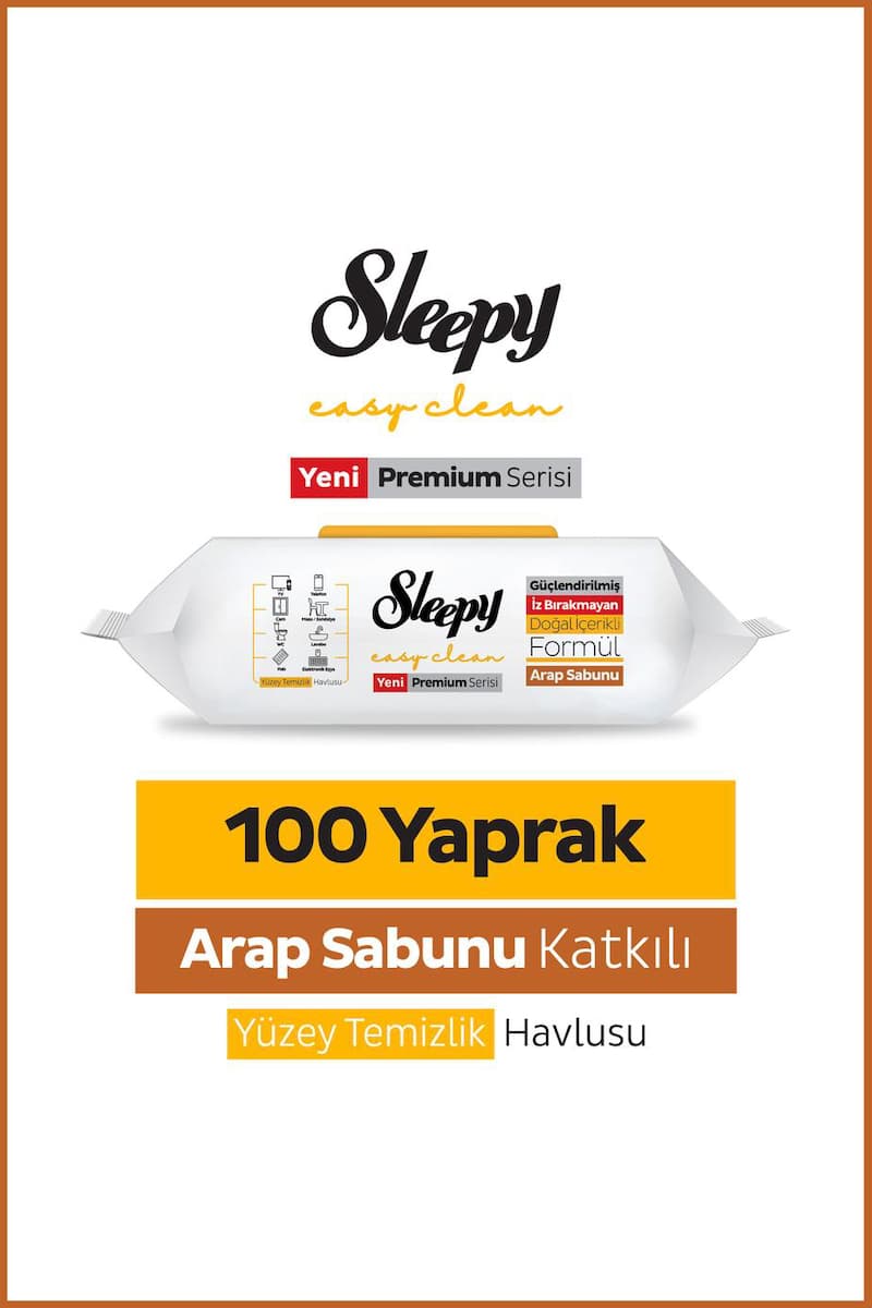 Sleepy Arap Sabunlu 100 Lü Yüzey Tem Mendili