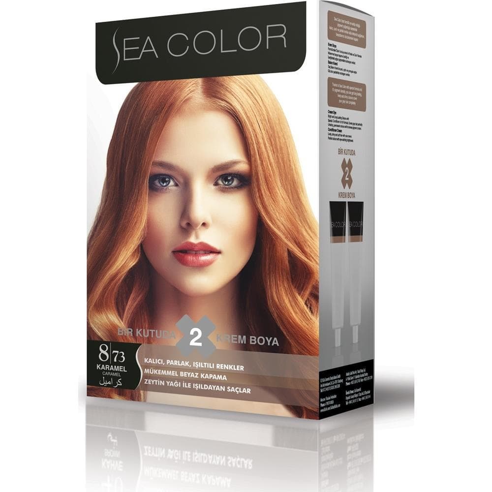 Sea Color 8/73 Karamel Saç Boyası