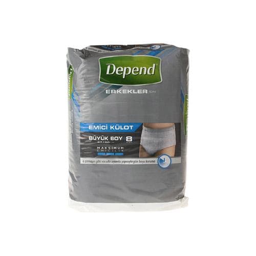 Depend Emici Külot Erkek Büyük 8