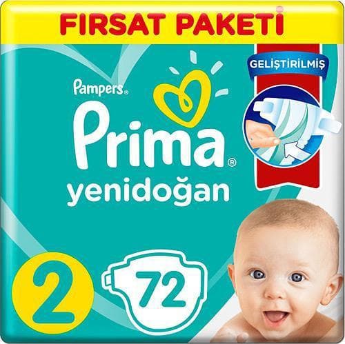 Prıma Ab Fırsat Paketı 2 Beden 72Lı