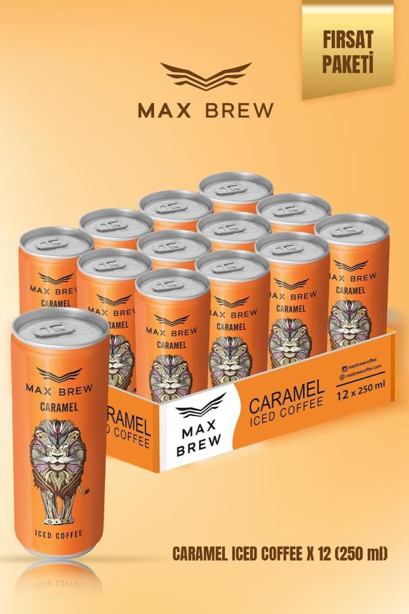 Max Brew Caramel Iced Coffee 250 Ml