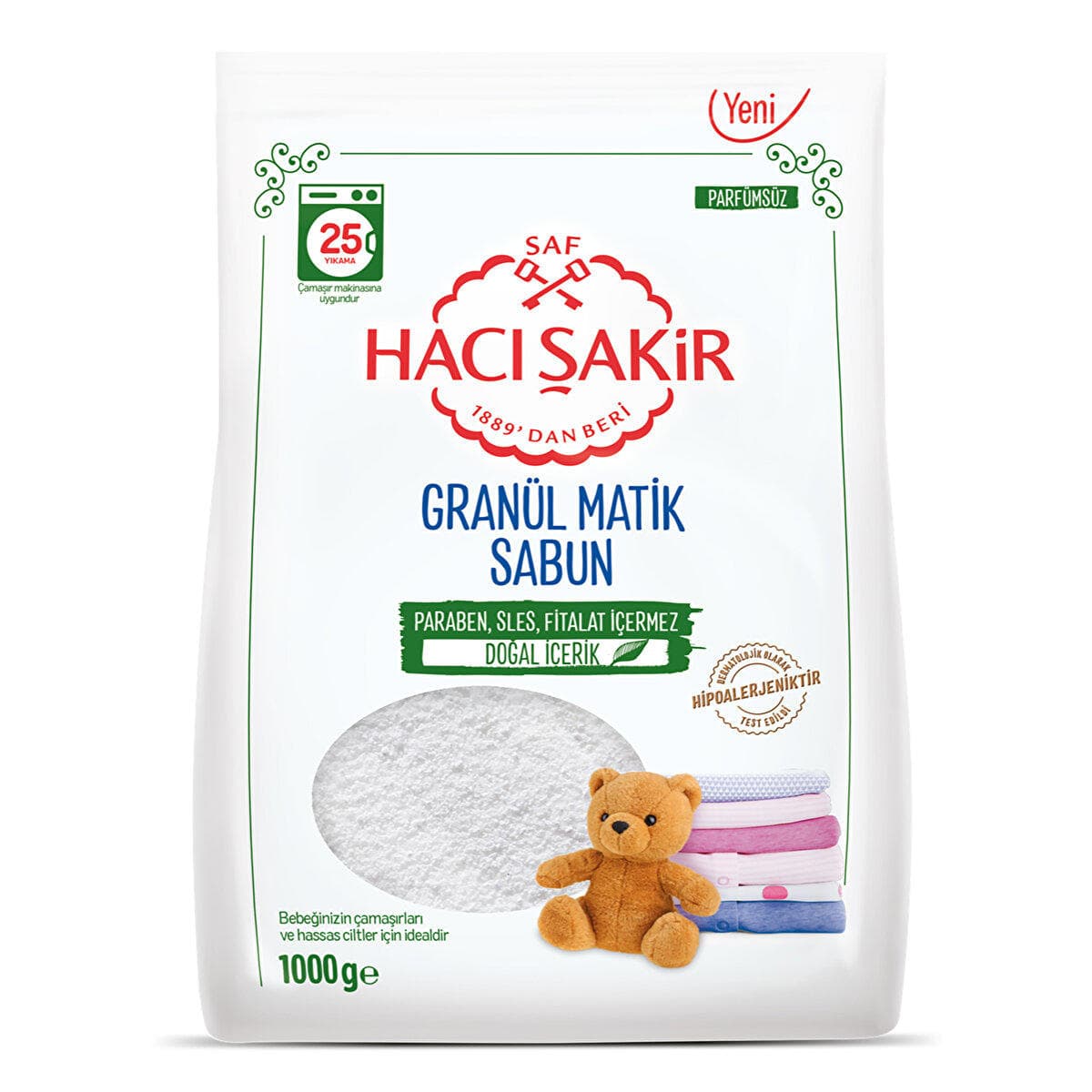 Hacı Şakir Granül Matik 1000 Gr