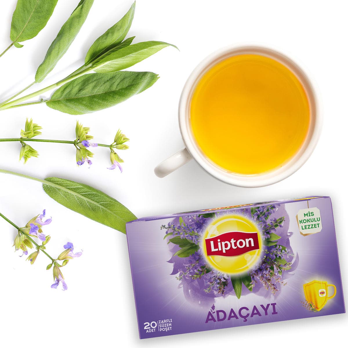 Lipton Adaçayı Bitki Çayı 20Li