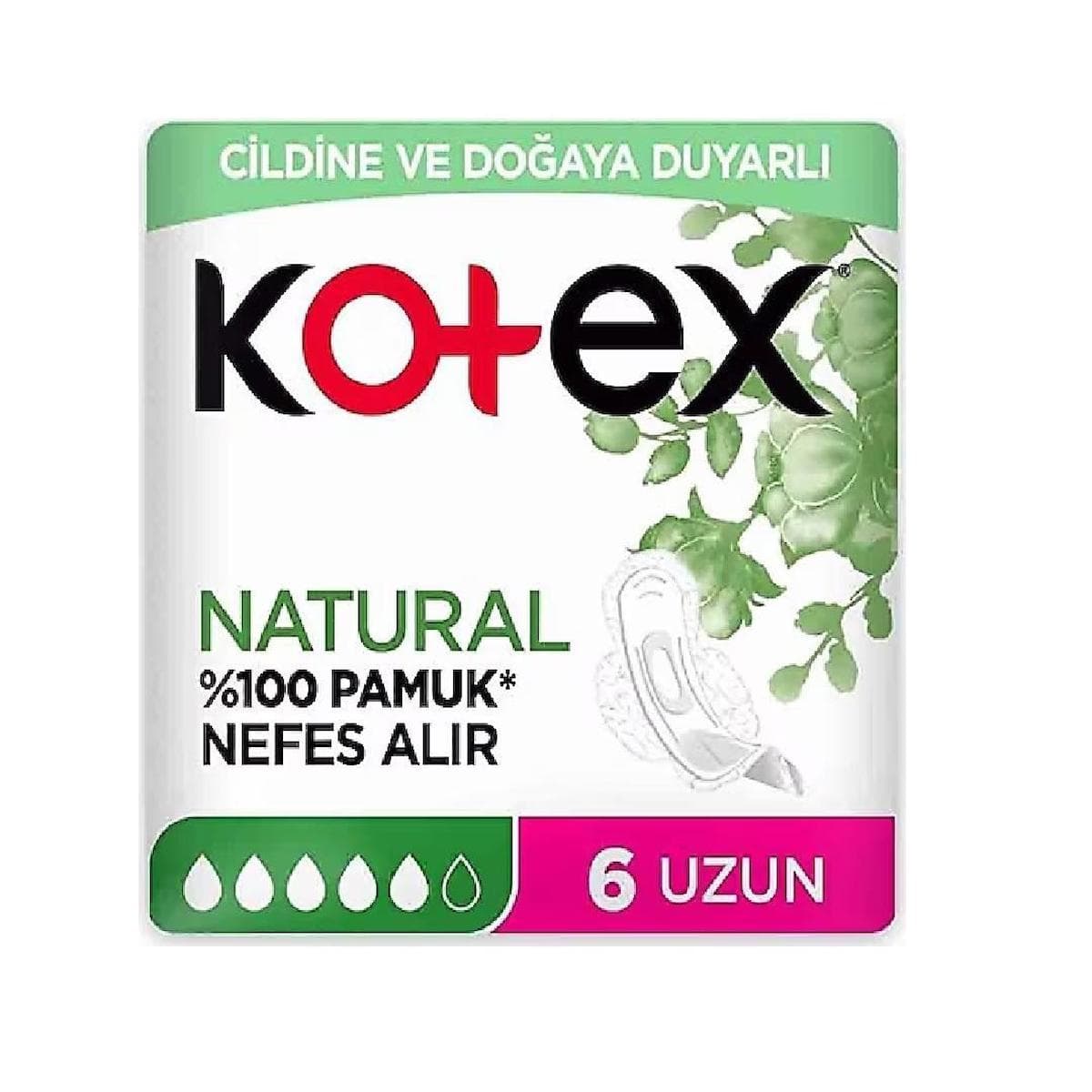 Kotex Natur.ult.tek.uzun 6 Lı