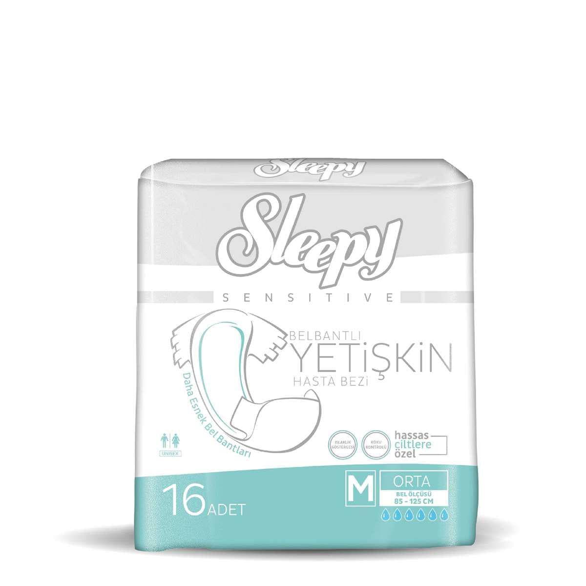 Sleepy Sensıtıve Medıum Hasta Bezi 16Lı
