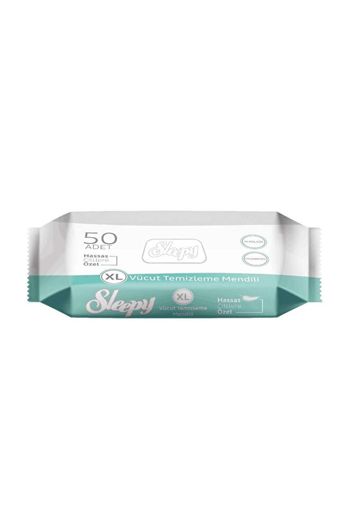 Sleepy 50'Li Vücut Temizleme Mendili