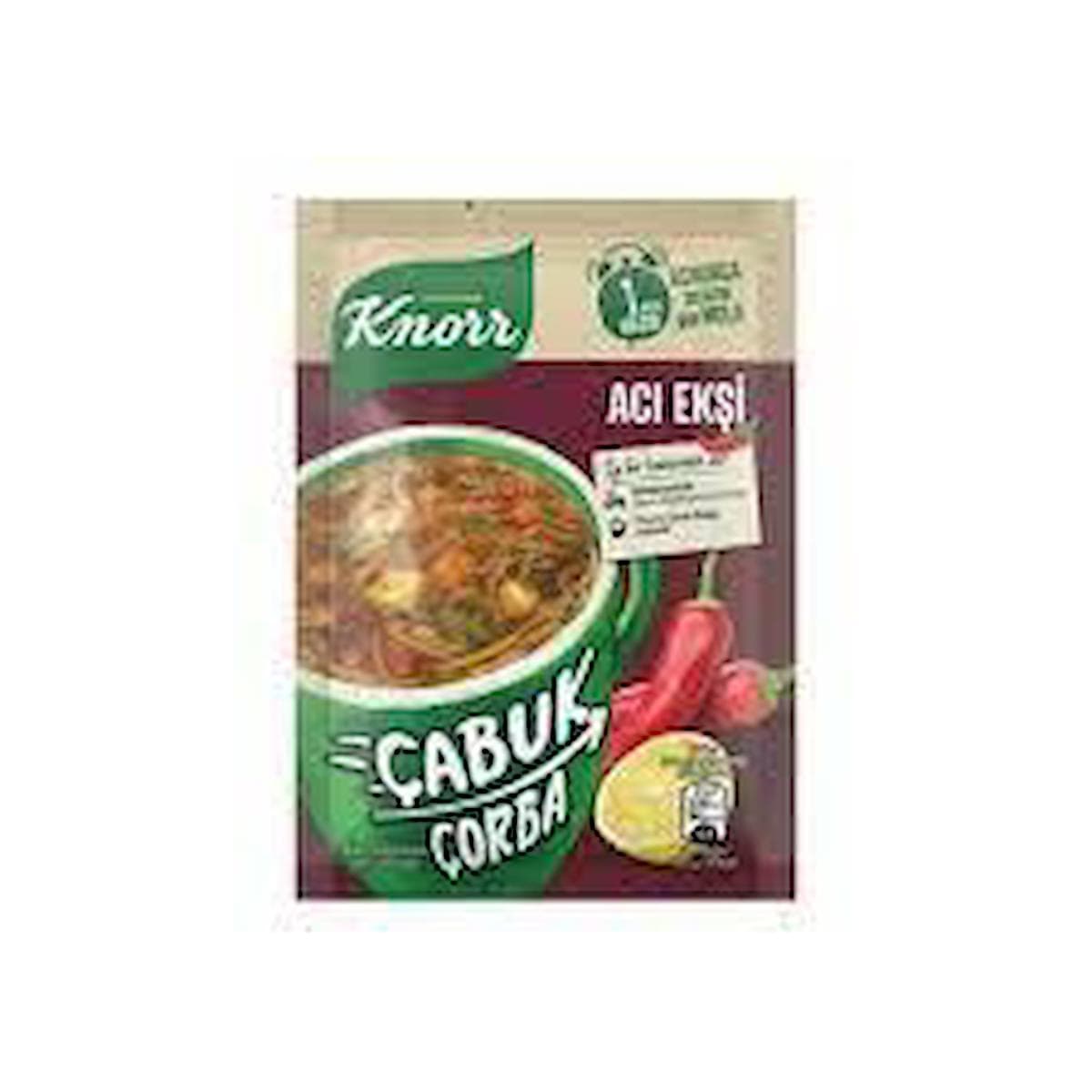 Knorr Acı Ekşi Çabuk Çorba 19G