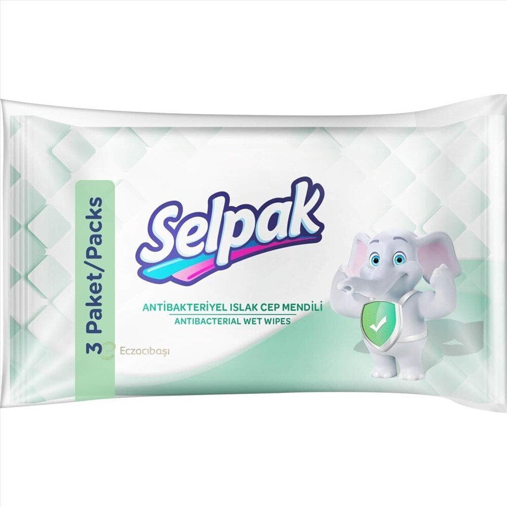 Selpak Antibakteriyel Islk Cp Mndl 3-10