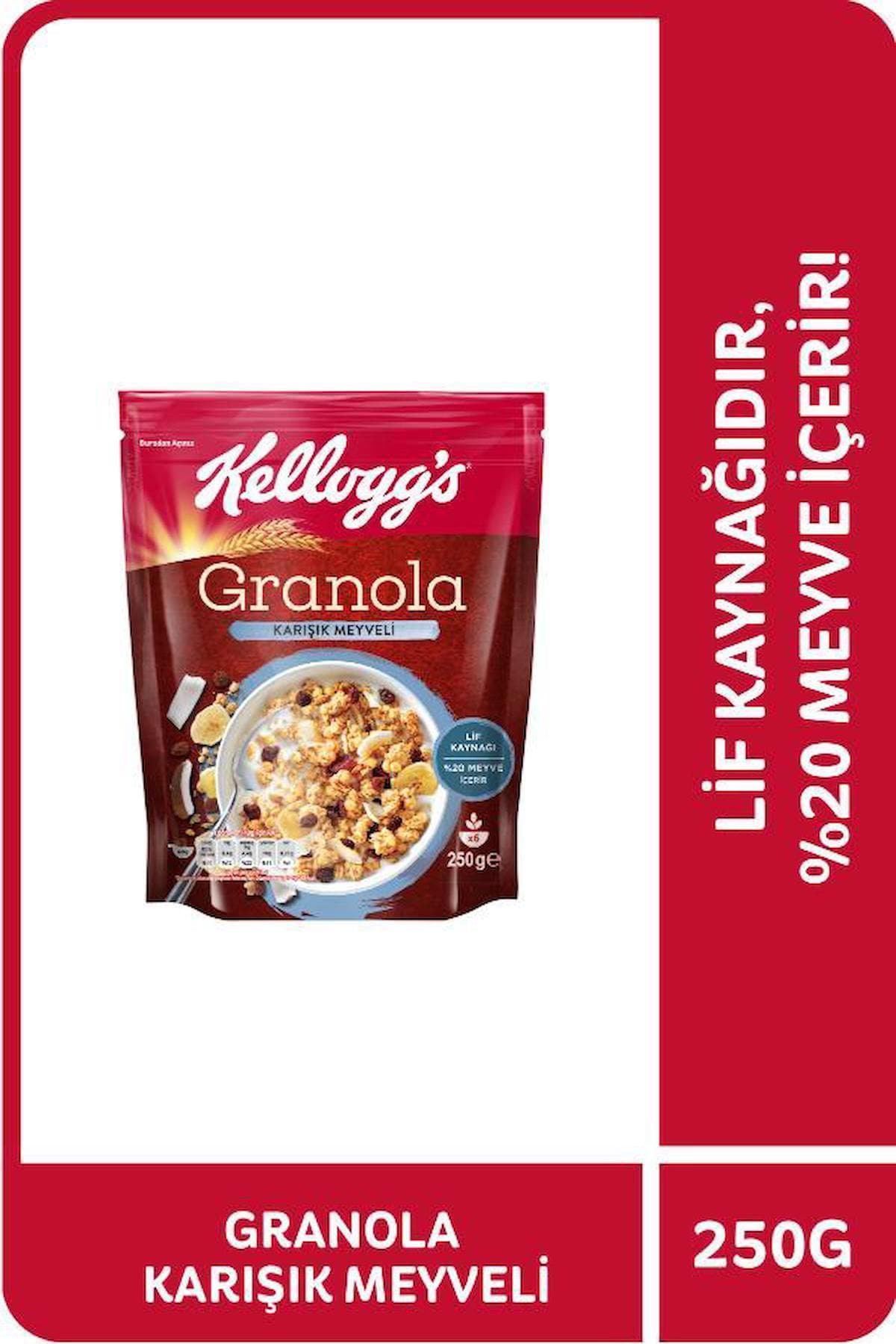 Kelleog's Karışık Meyveli Granola